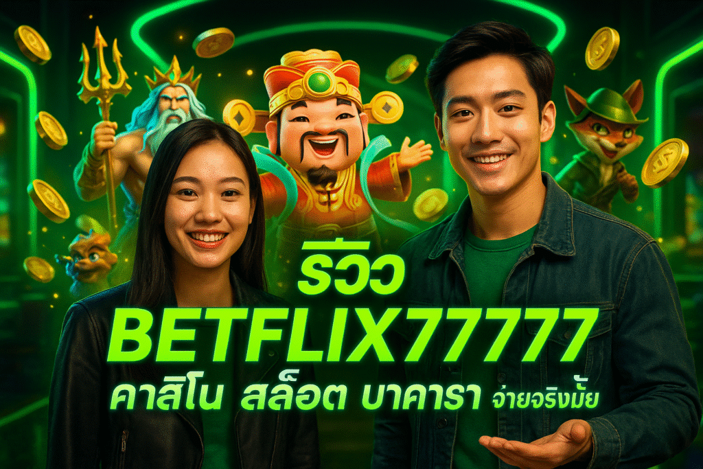 รีวิว BETFLIX7777 คาสิโน สล็อต บาคาร่า จ่ายจริงมั้ย