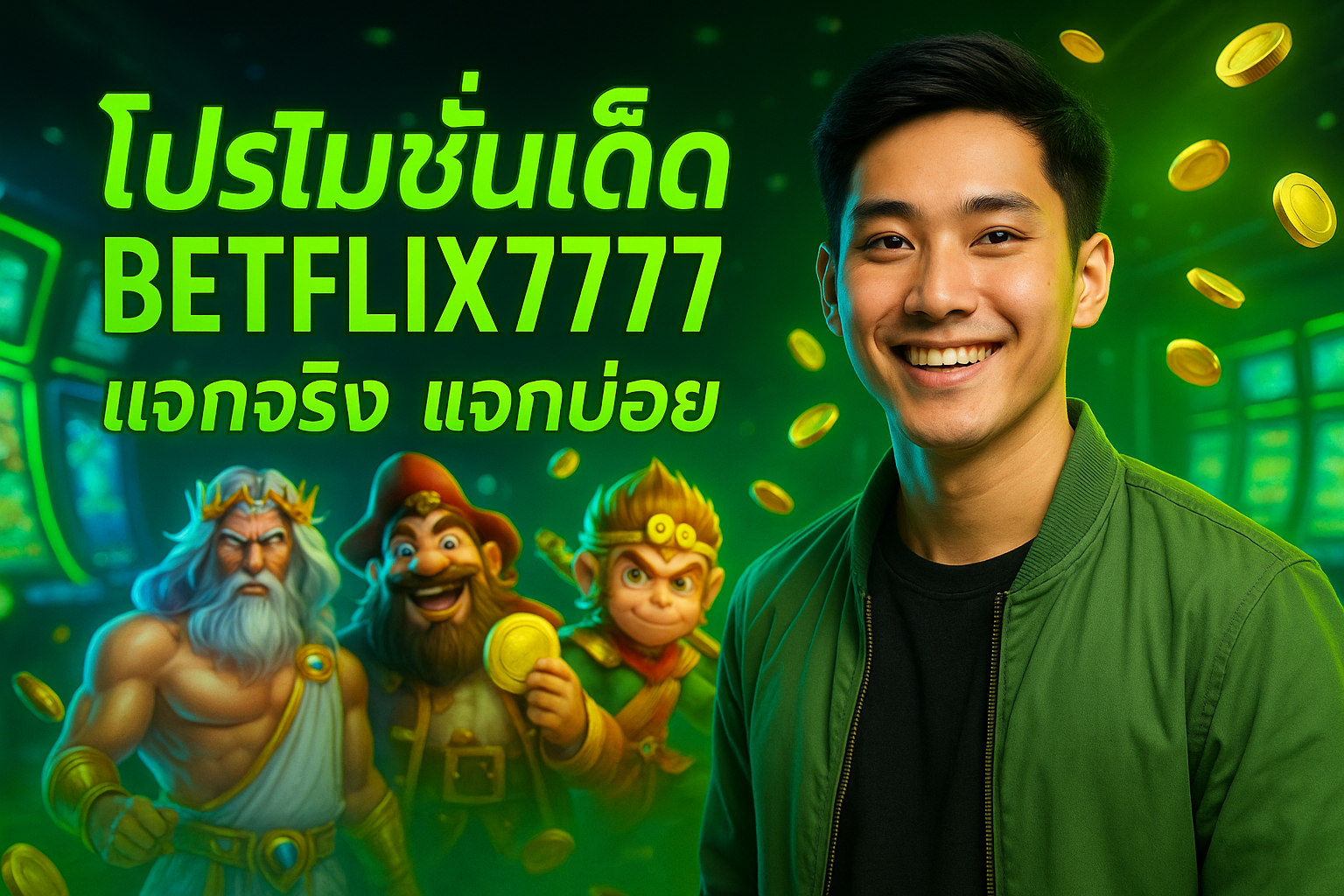 โปรโมชั่นเด็ด BETFLIX7777 แจกจริง แจกบ่อย